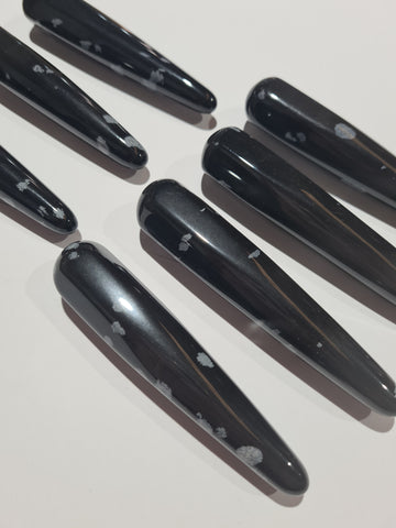 Snowflake Obsidian Wands