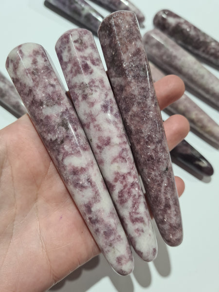 Lepidolite Wands