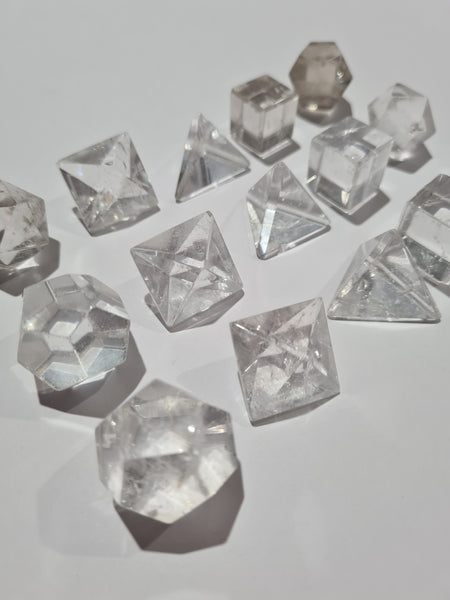 Clear Quartz Sacred Geometry Sets