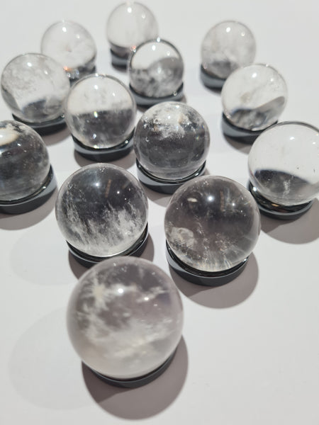 Clear Quartz Spheres