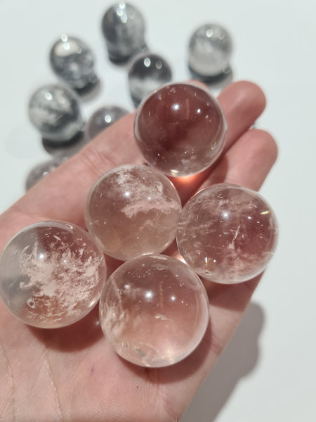 Clear Quartz Spheres