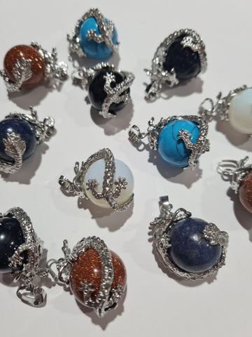 Dragon Sphere Pendants