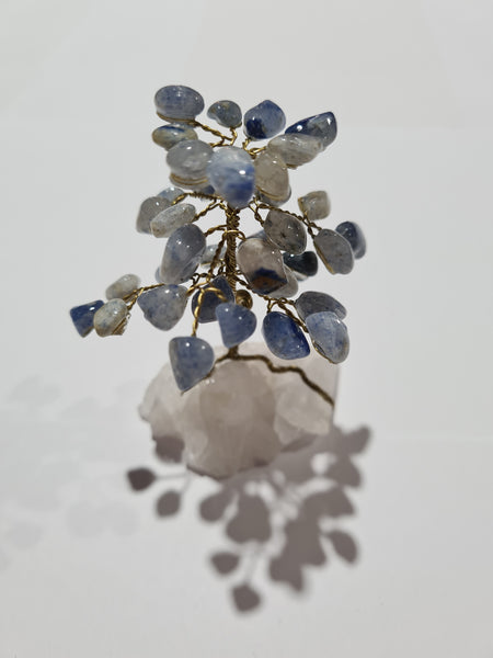 Crystal Chip Tree's on Quartz Base