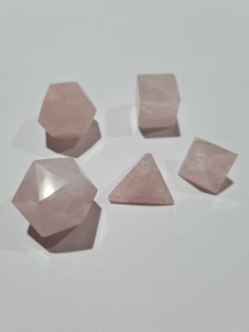 Rose Quartz Sacred Geometry Sets