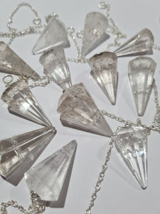 Clear Quartz Pendulums