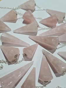 Rose Quartz Pendulums