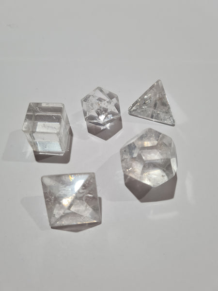 Clear Quartz Sacred Geometry Sets