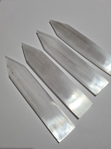 Selenite Wands Flat Point