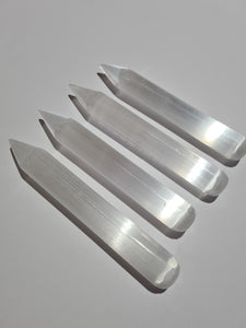 Selenite Wands Point