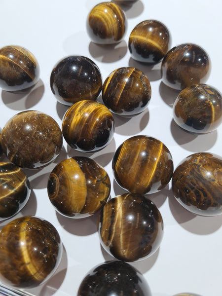 Tiger Eye Spheres