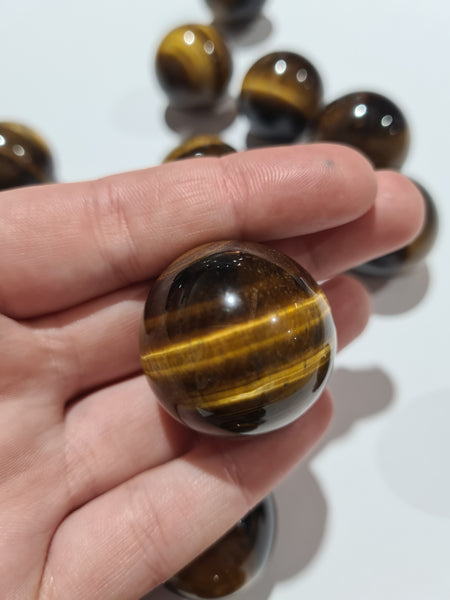 Tiger Eye Spheres