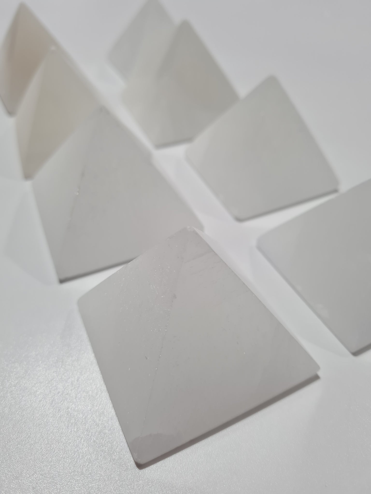 Selenite Pyramids