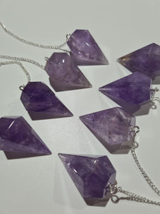 Amethyst Pendulums Large