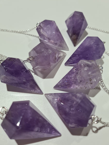 Amethyst Pendulums Large