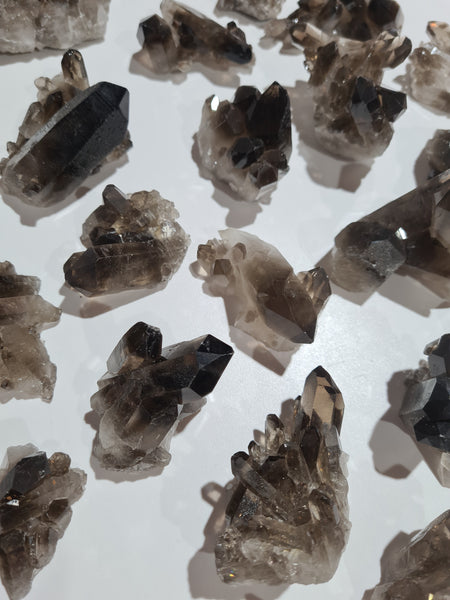 Smoky Quartz Clusters