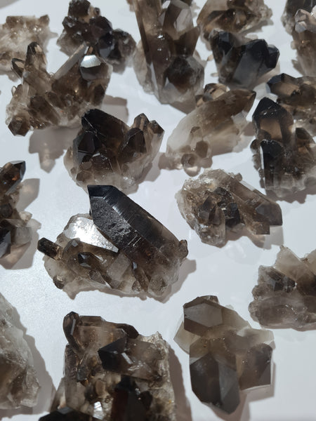 Smoky Quartz Clusters