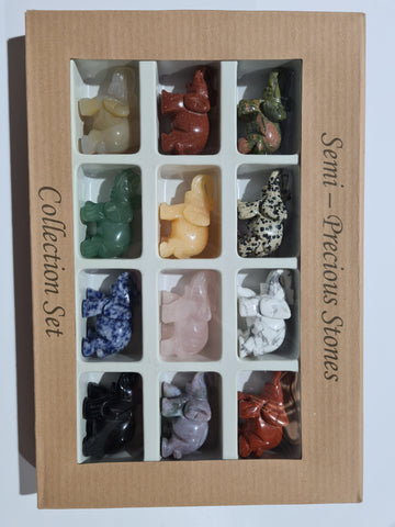 Elephant Carvings Box