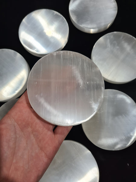 Selenite Discs 10cm
