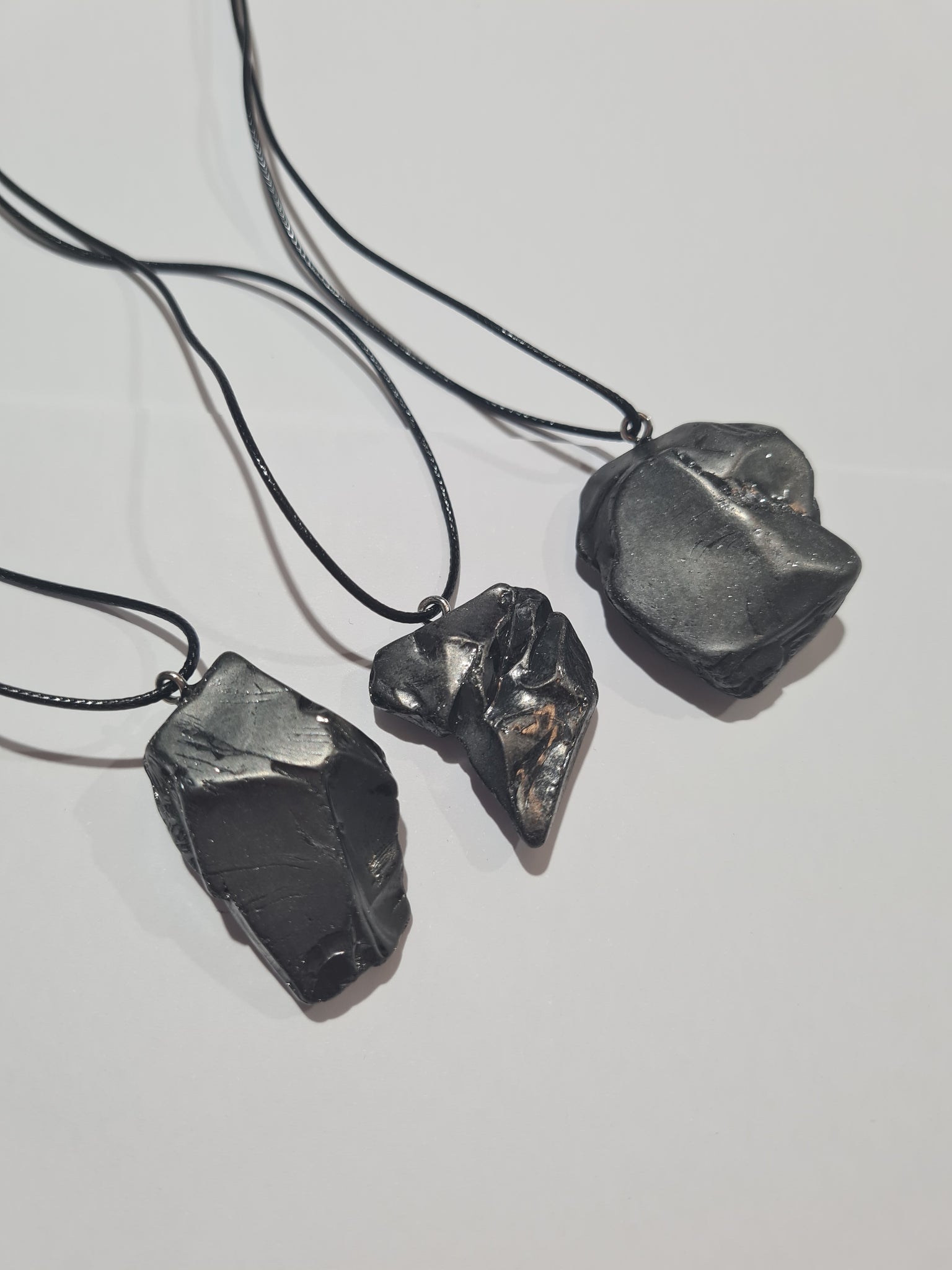 Noble Shungite Nugget Necklace