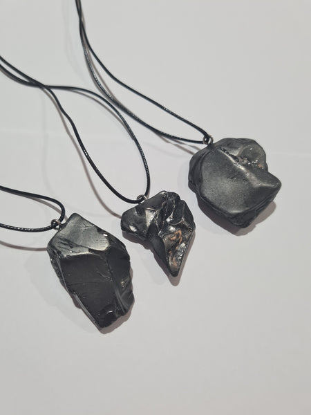 Noble Shungite Nugget Necklace