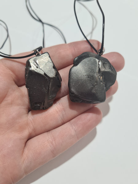 Noble Shungite Nugget Necklace