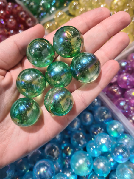 "Aura" Quartz Spheres