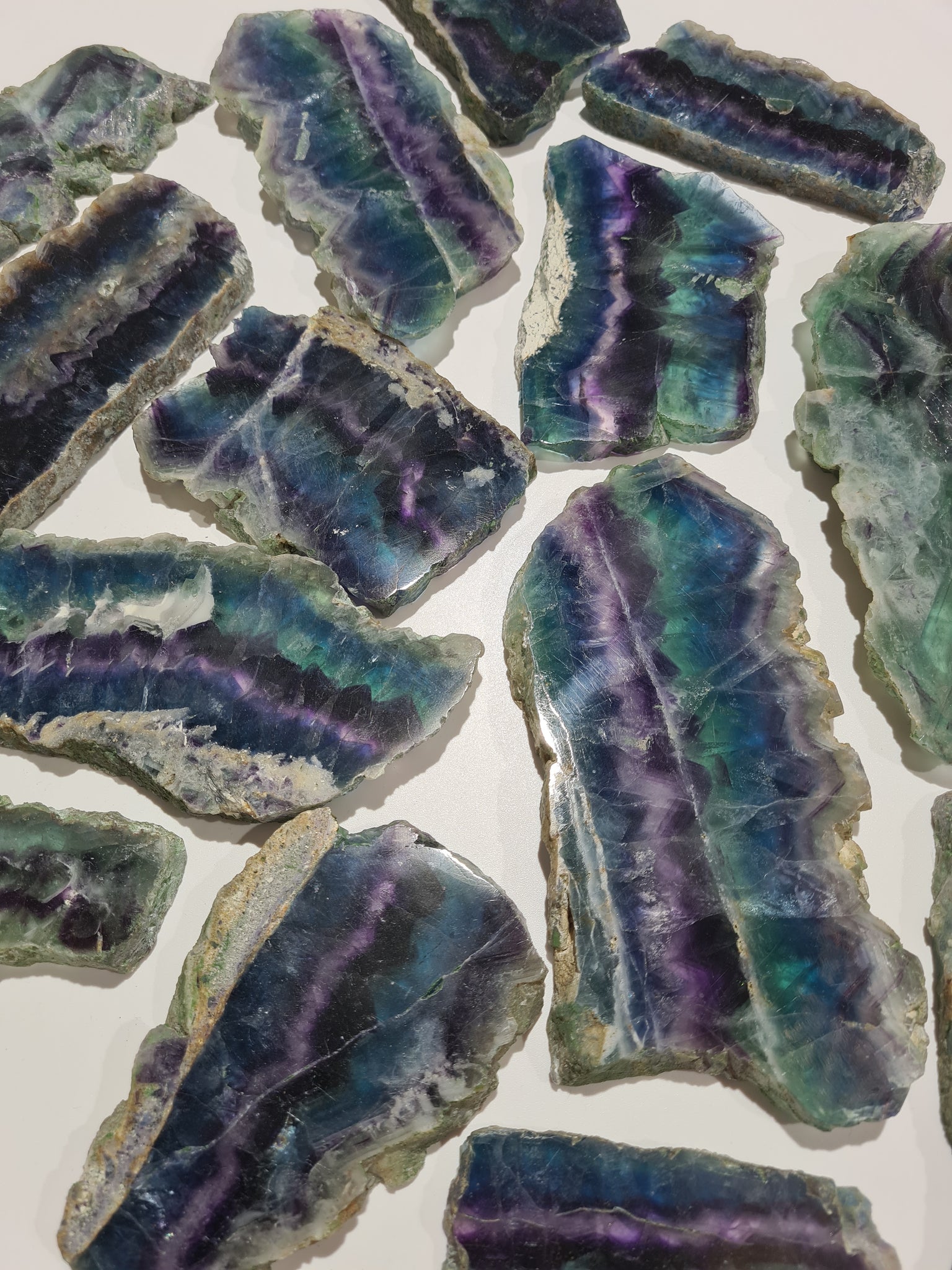 Rainbow Fluorite Slabs