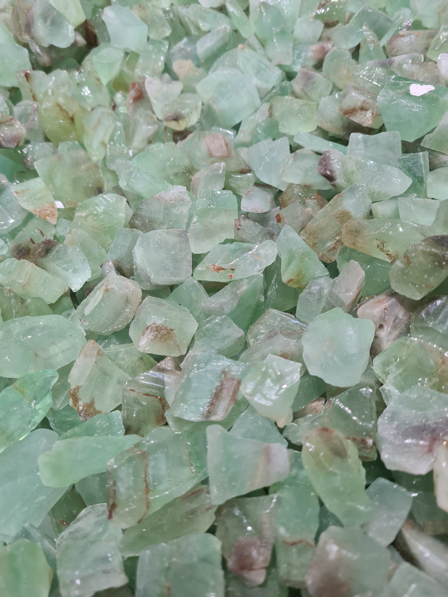 Rough Green Calcite Small