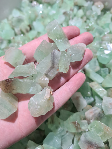 Rough Green Calcite Small