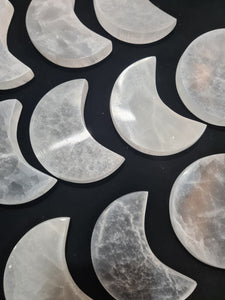 Selenite Moons