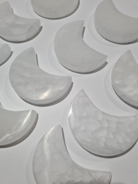 Selenite Moons