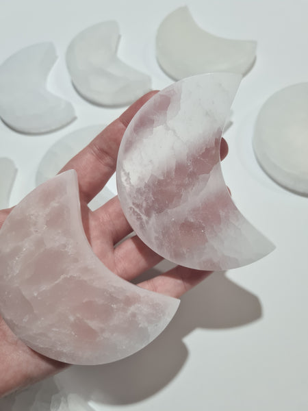 Selenite Moons