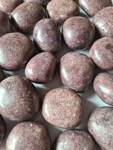 Lepidolite Palm Stones