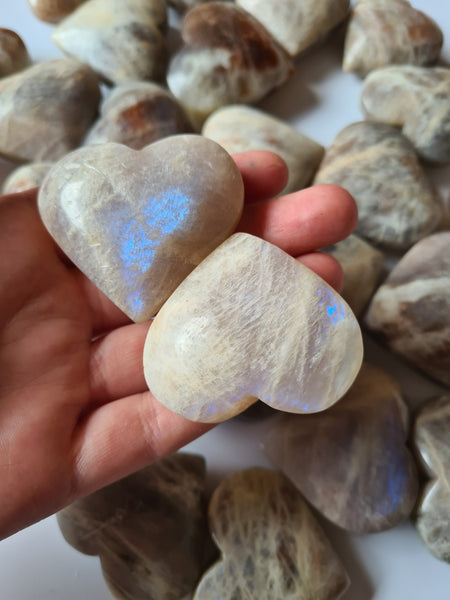 Moonstone & Sunstone Hearts