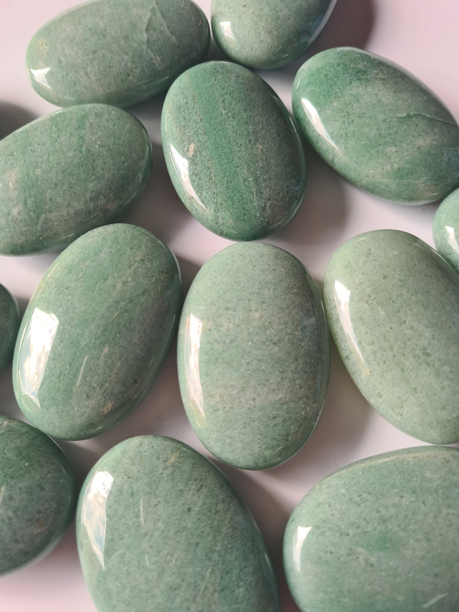 Aventurine Palm Stones