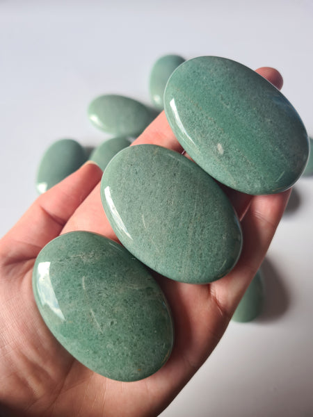 Aventurine Palm Stones