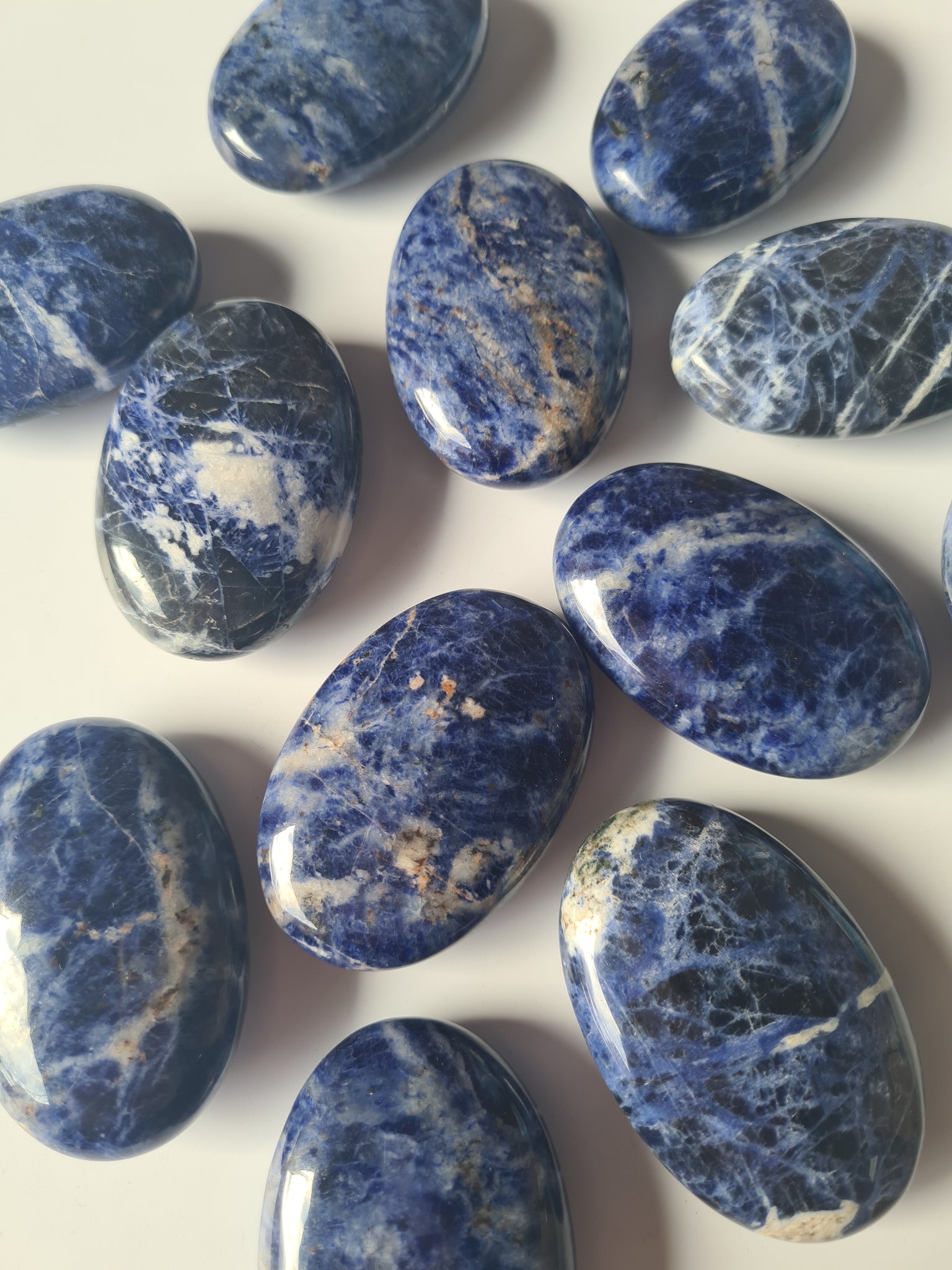 Sodalite Palm Stones