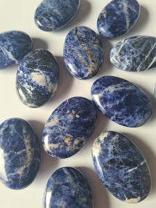 Sodalite Palm Stones