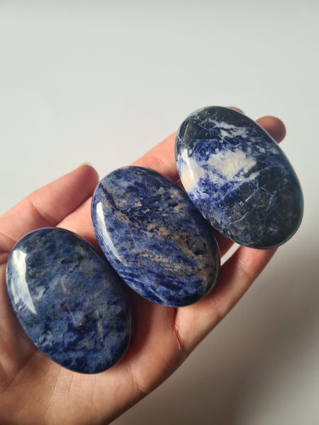 Sodalite Palm Stones