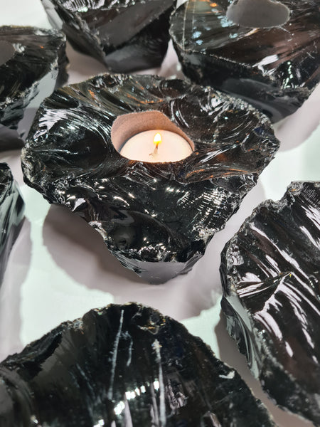Obsidian Tealights