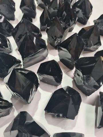 Obsidian Basecut Points