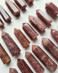 Strawberry Quartz | Muscovite Generators 250g Pack