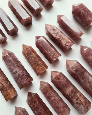 Strawberry Quartz | Muscovite Generators 250g Pack