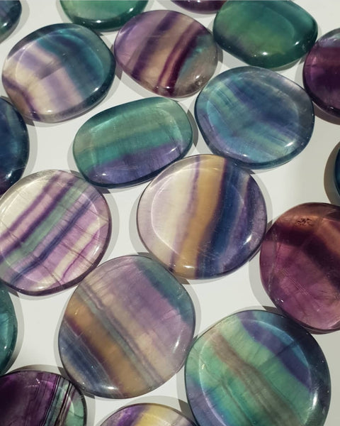 Rainbow Fluorite Flatstones