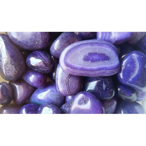 Dyed Agate - Purple