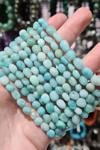 Amazonite Small Tumble Bracelets