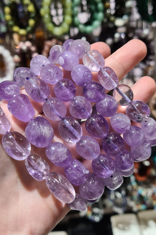 Amethyst Tumbled Bracelets