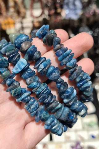 Apatite Large Chip Bracelets