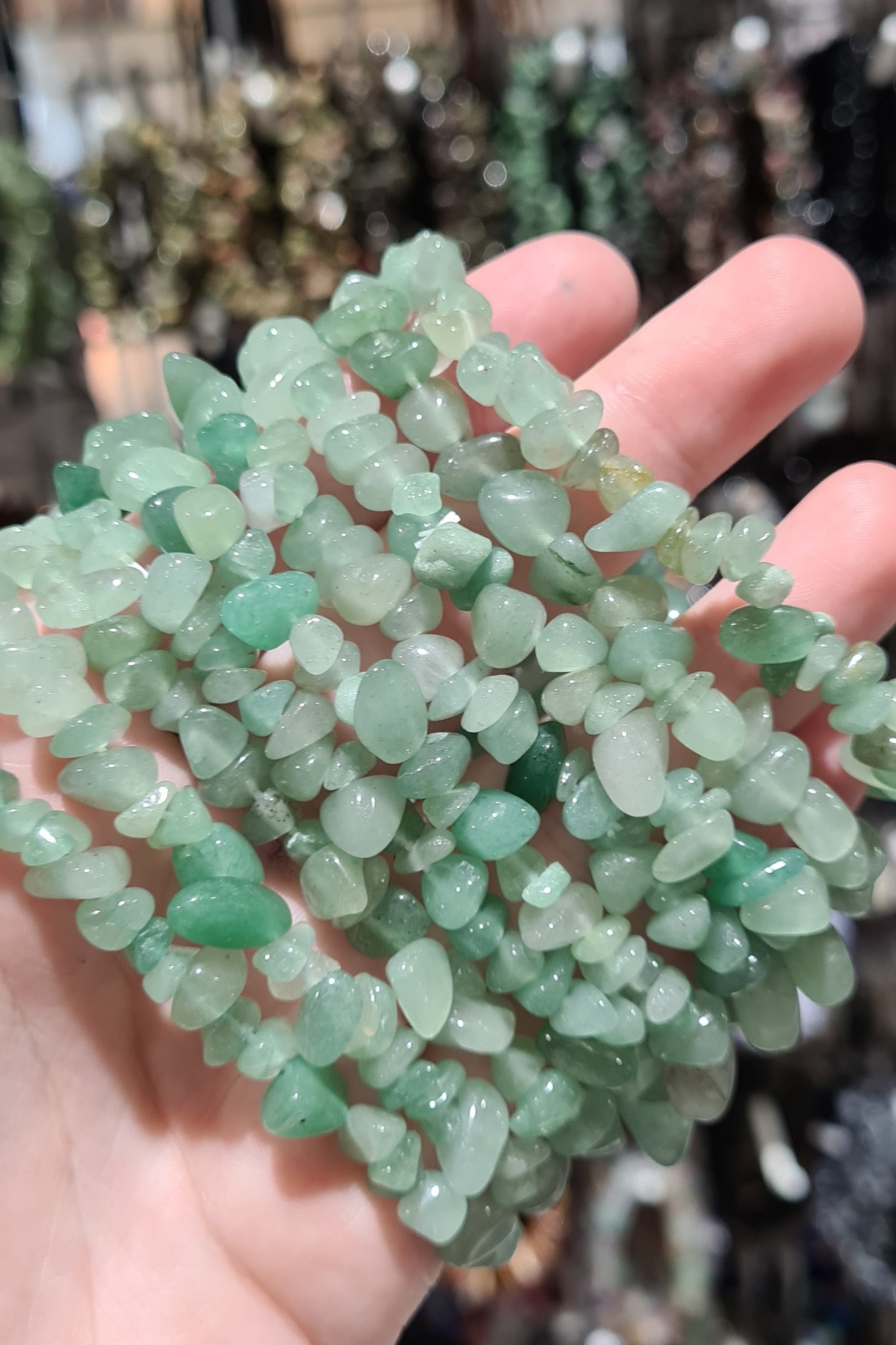 Aventurine Chip Bracelets