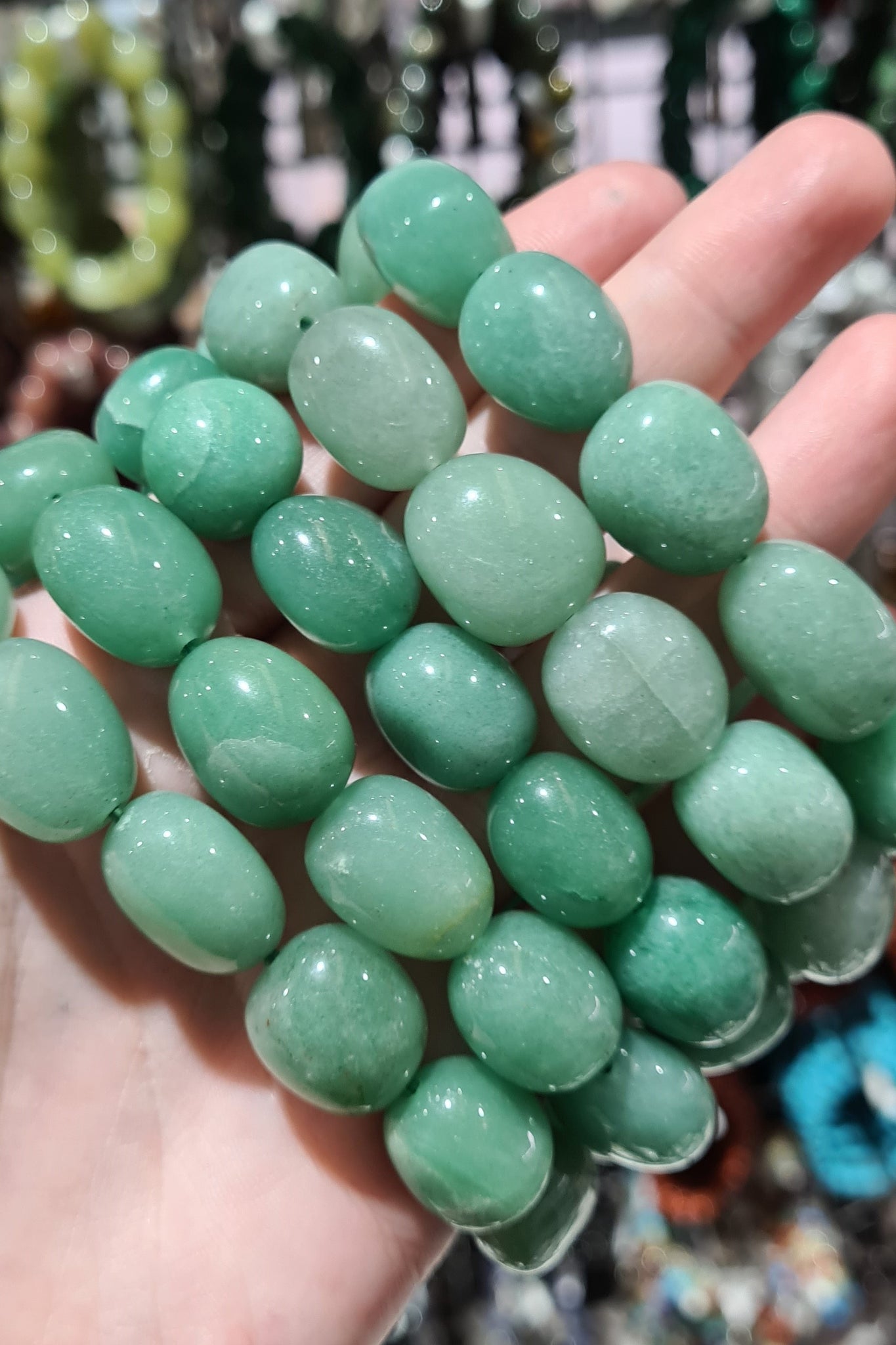 Aventurine Tumbled Bracelets